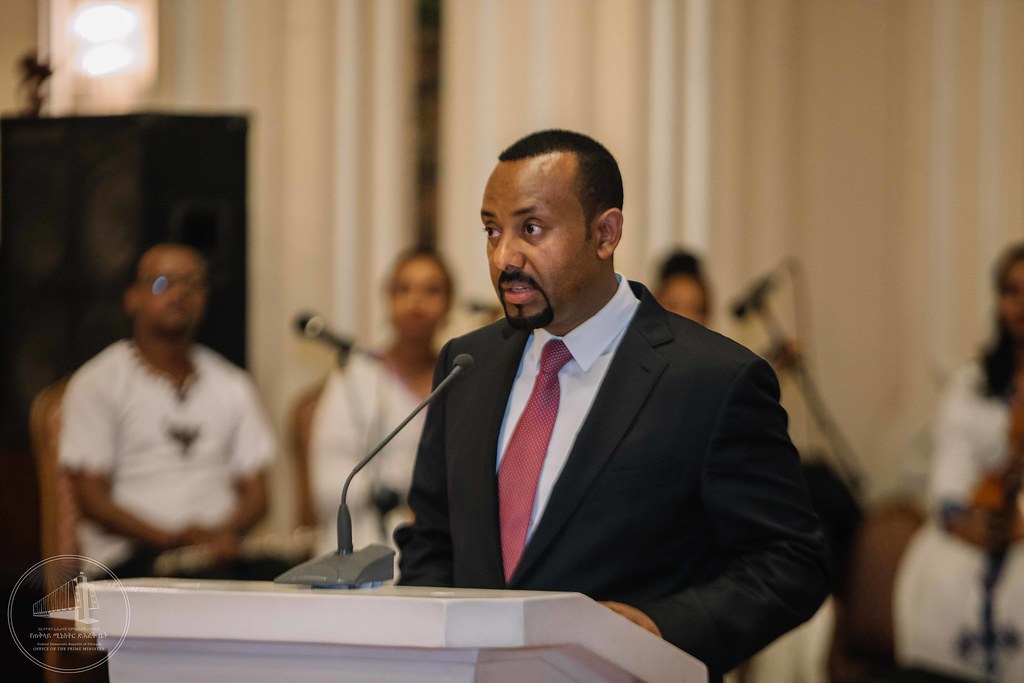 Ethiopian Prime Minister Abiy Ahmed attends the 11th Extraordinary Session of the African Union Assembly in Addis Ababa, Ethiopia, on Nov. 18, 2018. (Photo via PMO Ethiopia)